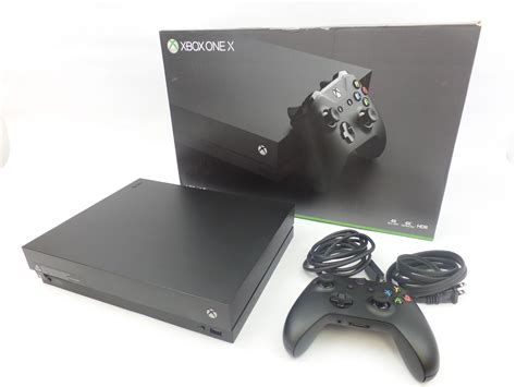 Microsoft Xbox One X 1tb Gaming Console Cyv 00001 1787 Black Gaming