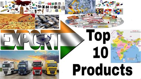 Top 10 Indian Exported Products Youtube