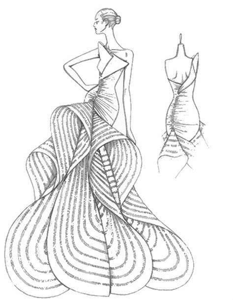 Art Therapy Coloring Page High Fashion Versace 5