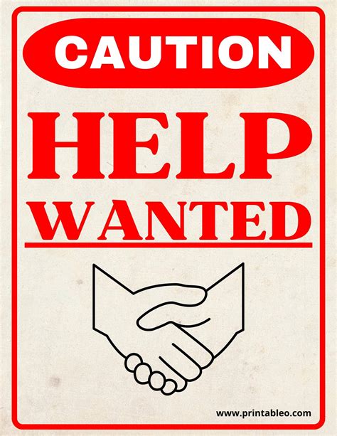 14 help wanted sign download free printable pdfs