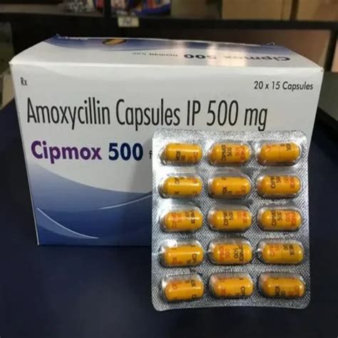 Cipmox Amoxicillin Mg Capsules Manufacturer Cipla Ltd Caspules At Rs Strip In Surat