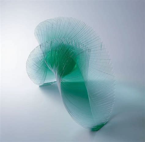 Artist Niyoko Ikuta Uses Layers Of Laminated Sheet Glass To Create