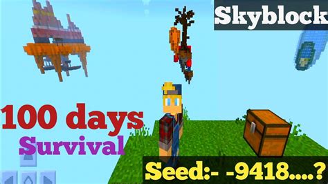 Minecraft Best Skyblock Seed For Survival Gameplay Minecraft