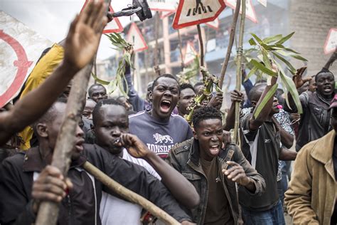 Deadly Kenya Protests As Opposition Alleges Vote Hacking Shine News