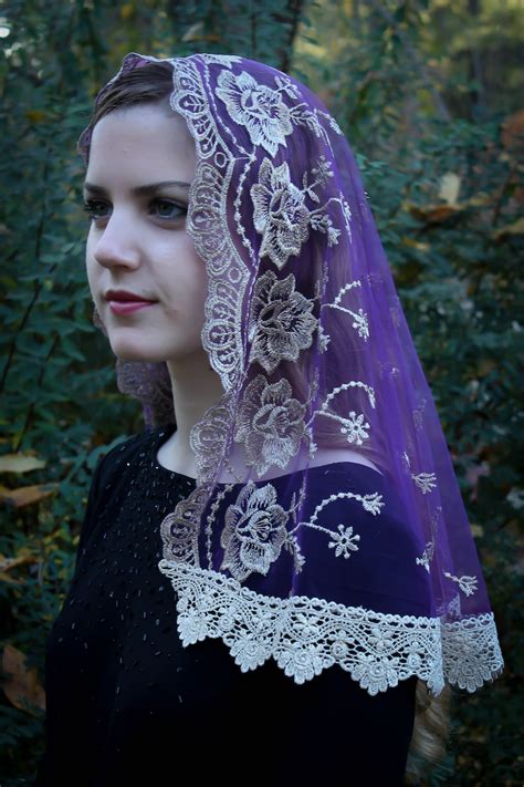 Evintage Veils Our Lady Of Guadalupe Floral Adventlent Etsy
