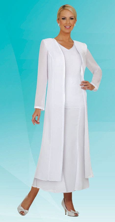 Misty Lane Skirt Suit Suit 13061 White Church Suits For Less