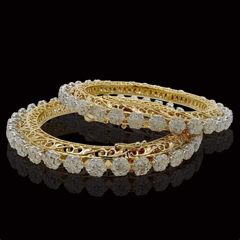 Designer Diamond Bangle At Rs 150000pieces Diamond Bangles Id