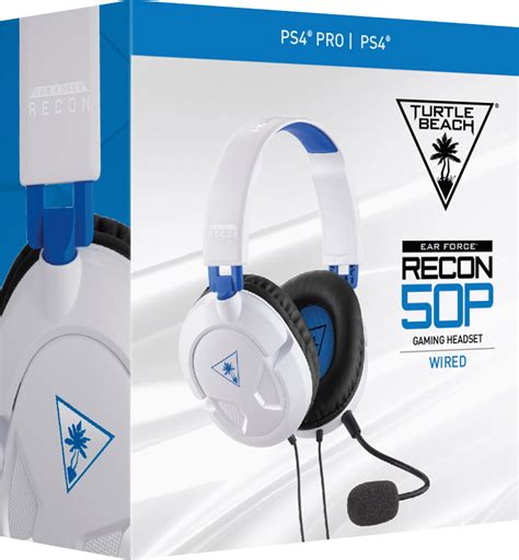 Best Buy Turtle Beach RECON 50P Wired Stereo Gaming Headset White TBS