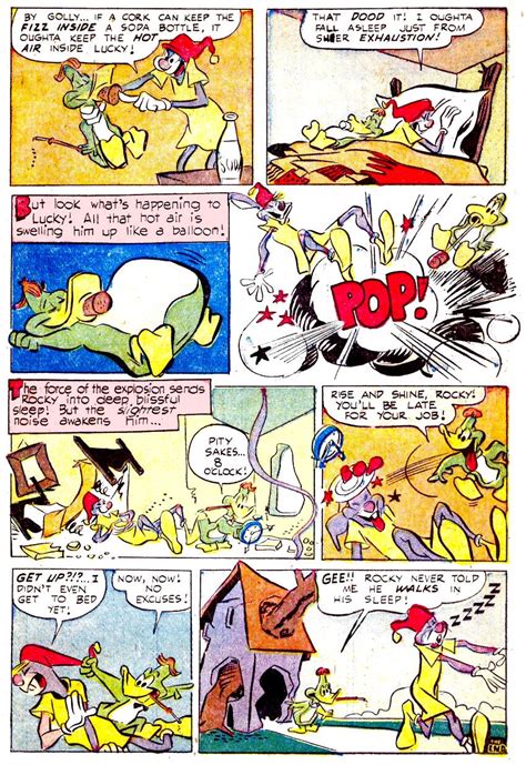 Pappys Golden Age Comics Blogzine Number 1191 More Irv Spectors Lucky Duck