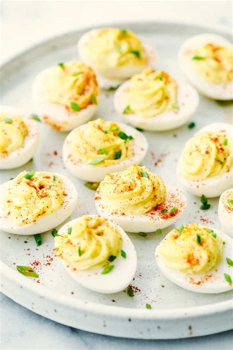 Classic Deviled Eggs Are A Favorite Appetizer For Parties And Holiday