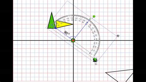 How To Rotate Shapes About The Origin Youtube