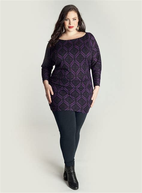 Toccara Sweater Tunic In Purple Igigi By Yuliya Raquel Igigi Com