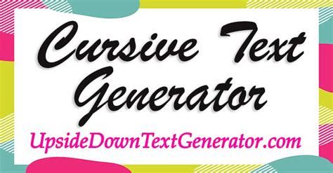 We made the cursive generator because it is amazing that there are so few cursive fonts. Cursive Text Generator (Copy and Paste) | 𝓒𝓾𝓻𝓼𝓲𝓿𝓮 𝓕𝓸𝓷𝓽𝓼