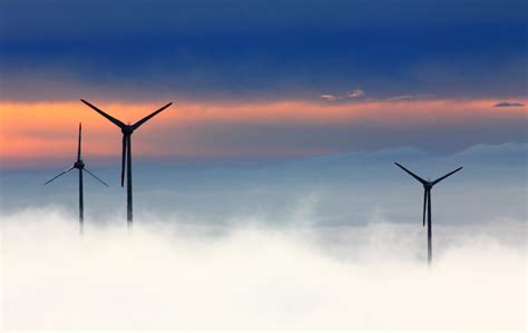 Free Images Silhouette Cloud Sky Fog Prairie Windmill Machine