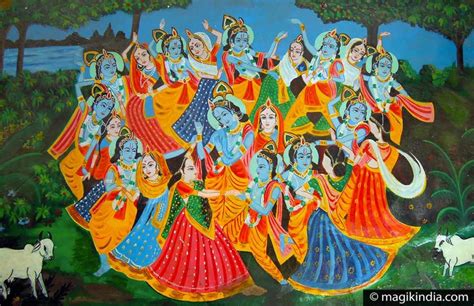 Vrindavan Dances For Lord Krishna Magik India