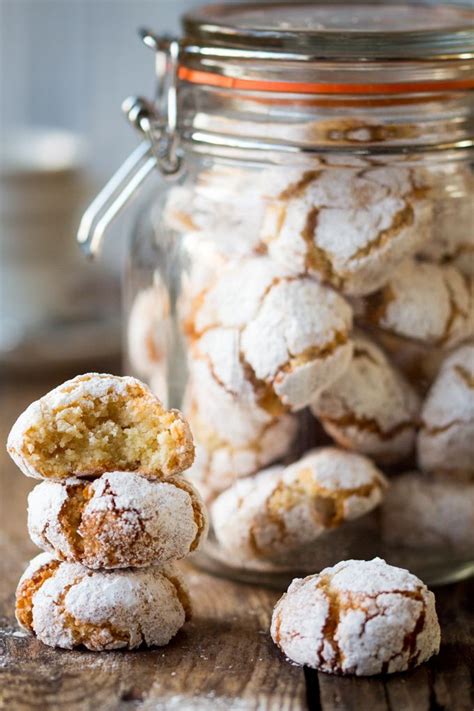 Some of the italian christmas cookie recipes are a little different like this one which is deep fried. Italian Amaretti cookies - crisp on the outside, chewy on the inside. A great, gluten-free way ...