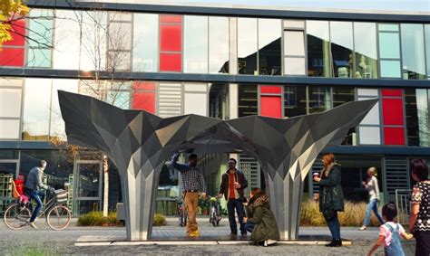 Tal Friedmans Origami Pavilion Is An Ultra Modern Interpretation Of An