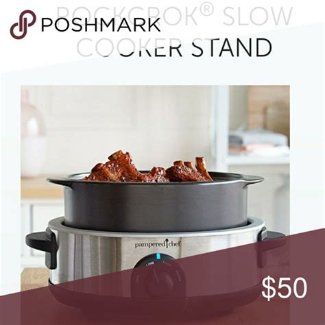 Pampered Rockcrok Slowcooker Stand Slow Cooker Pampered Chef Cooker
