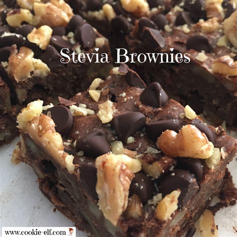 Bake 18 minutes at 375 degrees or until done. Stevia Brownies: No Sugar - and In the Oven in Less Than ...