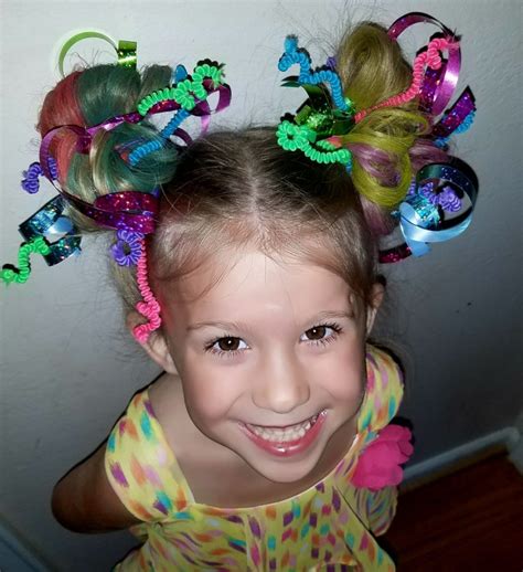 15 Crazy Hair Day Ideas For Your Lovable Daughter Human Hair Exim