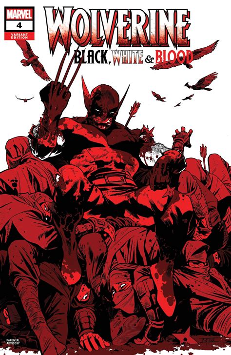 Wolverine Black White And Blood 4 Asrar Cover Fresh Comics