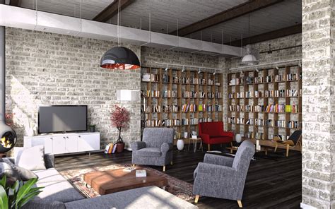 An iconic home with an industrial design theme would be a renovated loft from a former industrial building. Industrial Style For Living Room Design Apply with ...