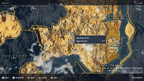 Assassins Creed Origins Stone Circles Map Maps Catalog Online