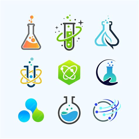Premium Vector Science Logos Collection Symbol Designs For Business