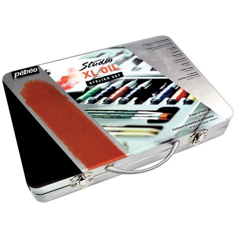 Formulated using a patented technology, atelier interactive acrylics offer artists a versatile set of working properties unlike those of. Pebeo Studio XL Oil Paint Metal Atelier Case