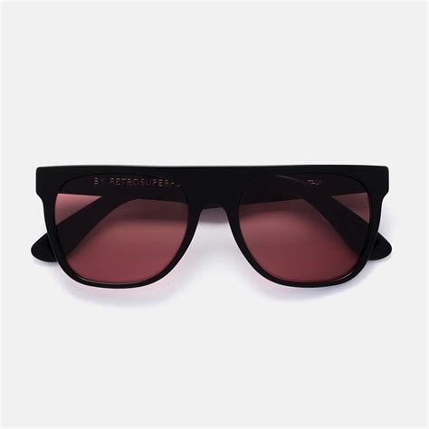 Men S Flat Top Sunglasses Bordeaux Retrosuperfuture Touch Of Modern