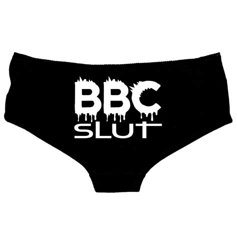 Bbc Slut Knickers Thong Hot Pants Knickers Kinky Cum Slut Slutty Bbc 90 Ebay