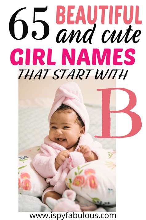 65 Beautiful Girl Names That Start With B I Spy Fabulous