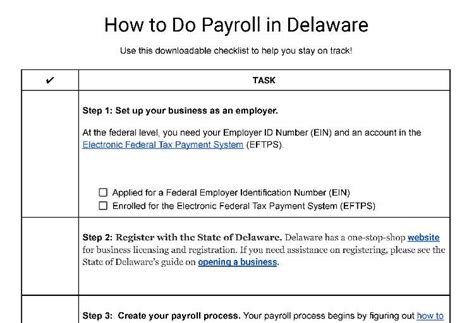 How To Do Payroll In Delaware An Employers Guide