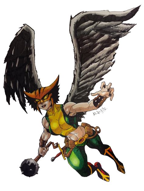 Hawkgirl By Mikees On Deviantart