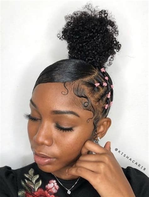 Rubber Band Hairstyles Cute Curly Hairstyles Girls Natural Hairstyles