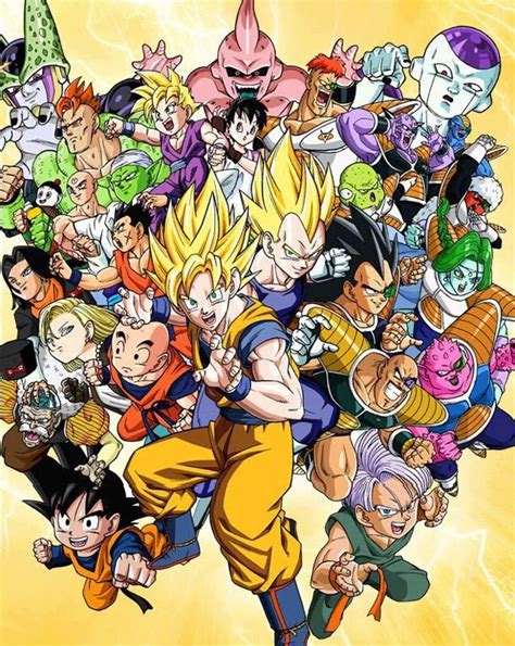 Imagen Goku Y Sus Amigospng Wiki Son Goku Fandom Powered By Wikia