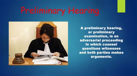 Preliminary Hearing