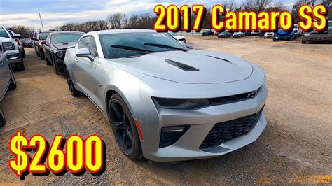 Copart Walk Around 2 6 2020 Carnage 2017 Camaro Ss 2600 Youtube