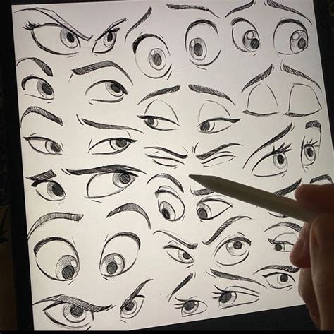 Character Eye Drawing Eyescharacterdigital Artdesign Eye Drawing