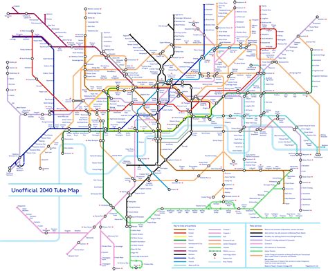 Heres What The London Tube Map Could Look Like In 2040