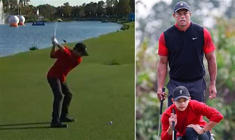 Tiger Woods Son Charlie 13 Sends Crowd Wild At The PNC Championship