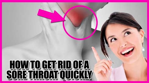 How To Get Rid Sore Throat Quickly Sore Throat Cure Youtube