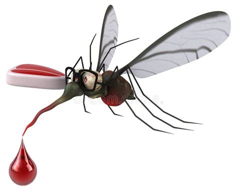 Mosquito 3d Illustration Stock Illustration Illustration Of