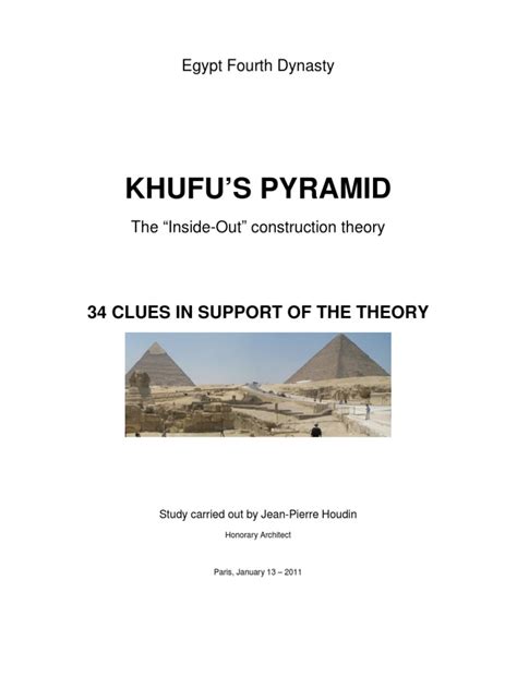 Nueva Teoria Piramide De Keops Pdf Egyptian Pyramids Nature