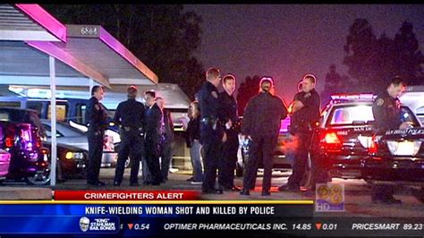 Sdpd Officer Fatally Shoots Knife Wielding Woman Cbs News 8 San Diego Ca News Station