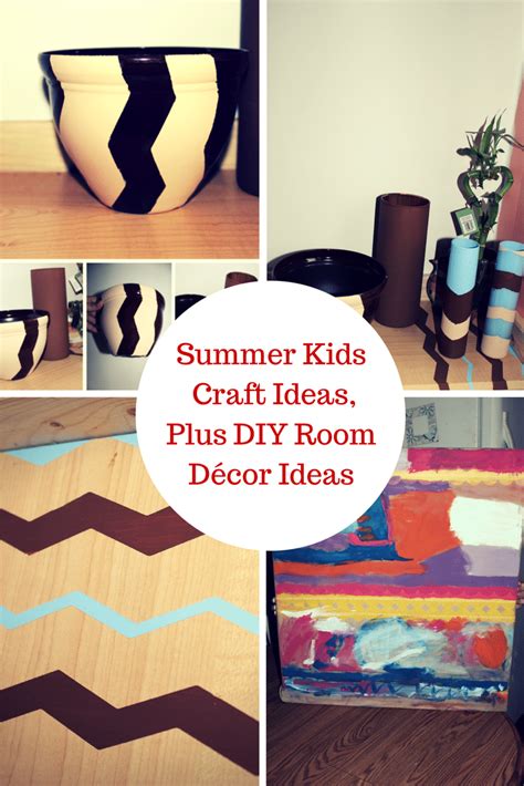 Summer Kids Craft Ideas Plus Diy Room Décor Ideas Jenns Blah Blah Blog