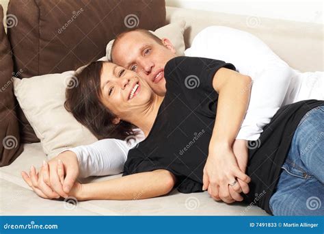 Chilling On The Couch Stock Image Image Of Male People 7491833
