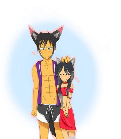 Aaron And Aphmau By Mythicalxcreatures On Deviantart