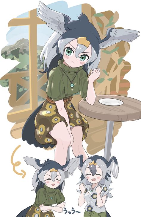 Japanese Cormorant And Great Cormorant Kemono Friends And 1 More Drawn By Kunikuni