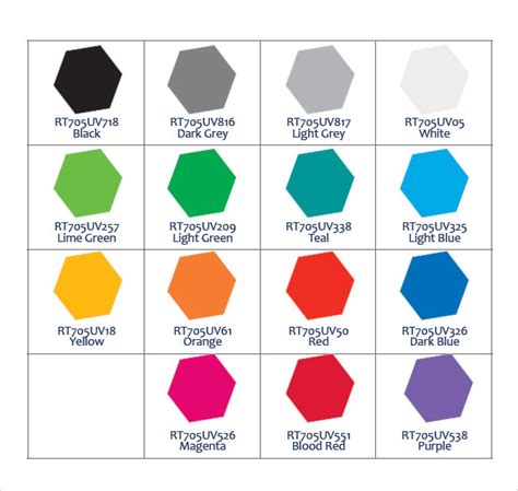 Free 8 Sample General Color Chart Templates In Pdf Ms Word